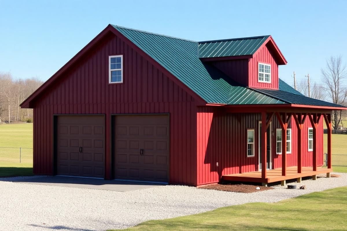 Custom Pole Barn Construction project by Kentucky Pole Barn Builders near Owensboro, KY